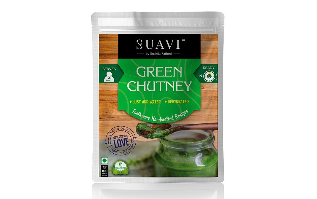 Suavi Green Chutney    Pack  30 grams
